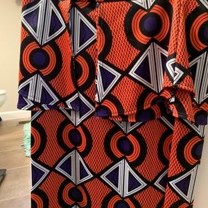 D’Iyanu women’s African print skirt